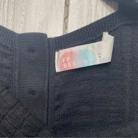 Free People Revolve Black Knit Dress - Picture 10 of 12